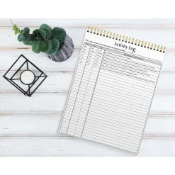 Better Office Activity Log Notepad & Refill, 8.5