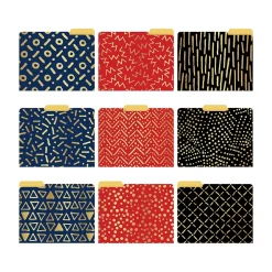 Better Office Heavy-Duty File Folders, 1/3-Cut Tab, Letter Size, Paper Stock, Assorted Colors, 18/Pack (80031-18PK)