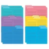 Better Office Heavyweight File Folders, 1/3-Cut Tab, Letter Size, Assorted Colors, 12/Pack (89112-12PK)