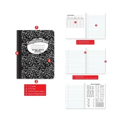 Better Office 1-Subject Composition Notebooks, 7.5