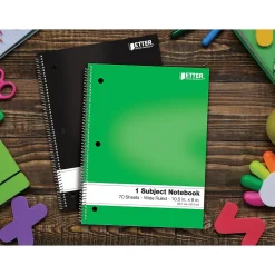 Better Office 1-Subject Notebooks, 8