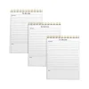 Better Office To-Do List Notepad, 8.5" x 11", Ruled, White, 50 Sheets/Pad, 3 Pads/Pack (25823-3PK)