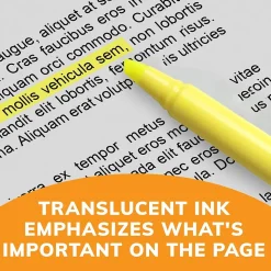 BIC Brite Liner Stick Highlighter, Chisel Tip, Green, 12/Pack (65556/BL11GR)