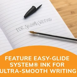 BIC Cristal Ballpoint Pen, Medium Point, Black Ink, 10/Pack (068271)