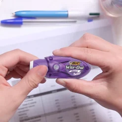 BIC Wite-Out Mini Correction Tape, White, 2/Pack (50754)