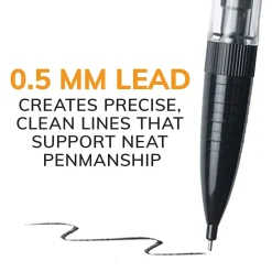 BIC Xtra Precision Mechanical Pencils, 0.5mm, #2 Hard Lead, 24/Pack (MPLMFP241-BLK)