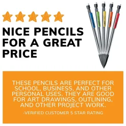 BIC Xtra-Smooth Mechanical Pencil, 0.7mm, #2 Medium Lead, 40/Pack (MPP40MJ-BLK)