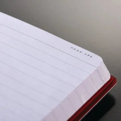 Black N' Red 1-Subject Professional Notebooks, 5.75" x 8.25", Wide Ruled, 71 Sheets, Black (400065000)