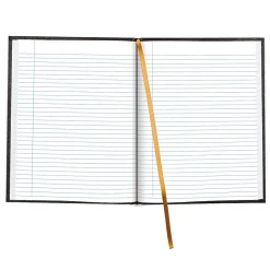 Blueline Executive Hardcover Journal, 8.5" x 10.75", College Ruled, Black, 150 Pages (A10.81)