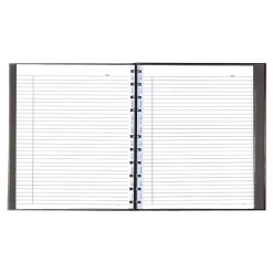 Blueline MiracleBind 1-Subject Professional Notebooks, 11" x 9.0625", College Ruled, 75 Sheets, Black (AF11150.81)