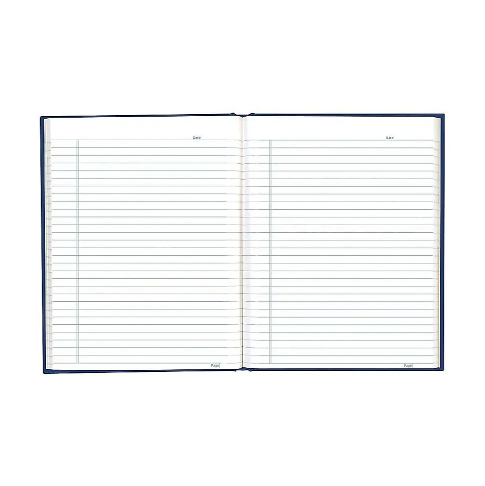 Blueline Professional Notebooks, 7.25" x 9.25", College Ruled, 96 Sheets, Blue (A9.82)