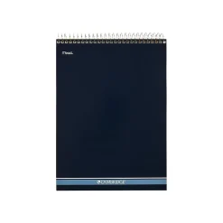 Cambridge Steno Book, 8.5" x 11", Wide Ruled, 70 Sheets, Blue (59880)