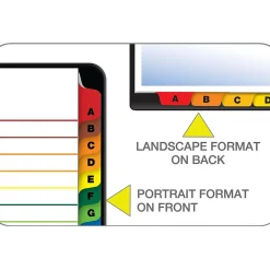 Cardinal OneStep Printable Table of Contents and Dividers, A-Z - 26-Tab, Multicolor, 1/St