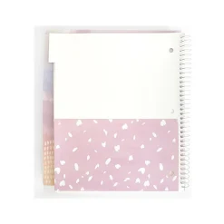 Carolina Pad Silver Lining 5-Subject Notebook, 9.75" x 11", College-Ruled, 150 Sheets, Assorted Colors (17504)