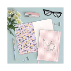 Carpe Diem Ballerina Pink Check Journal, 5.24
