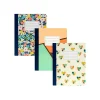Carpe Diem Floral Love Composition Notebooks, 7.5" x 9.75", College-Ruled, 70 Sheet, Assorted Colors, 3/Pack(9096-CD)