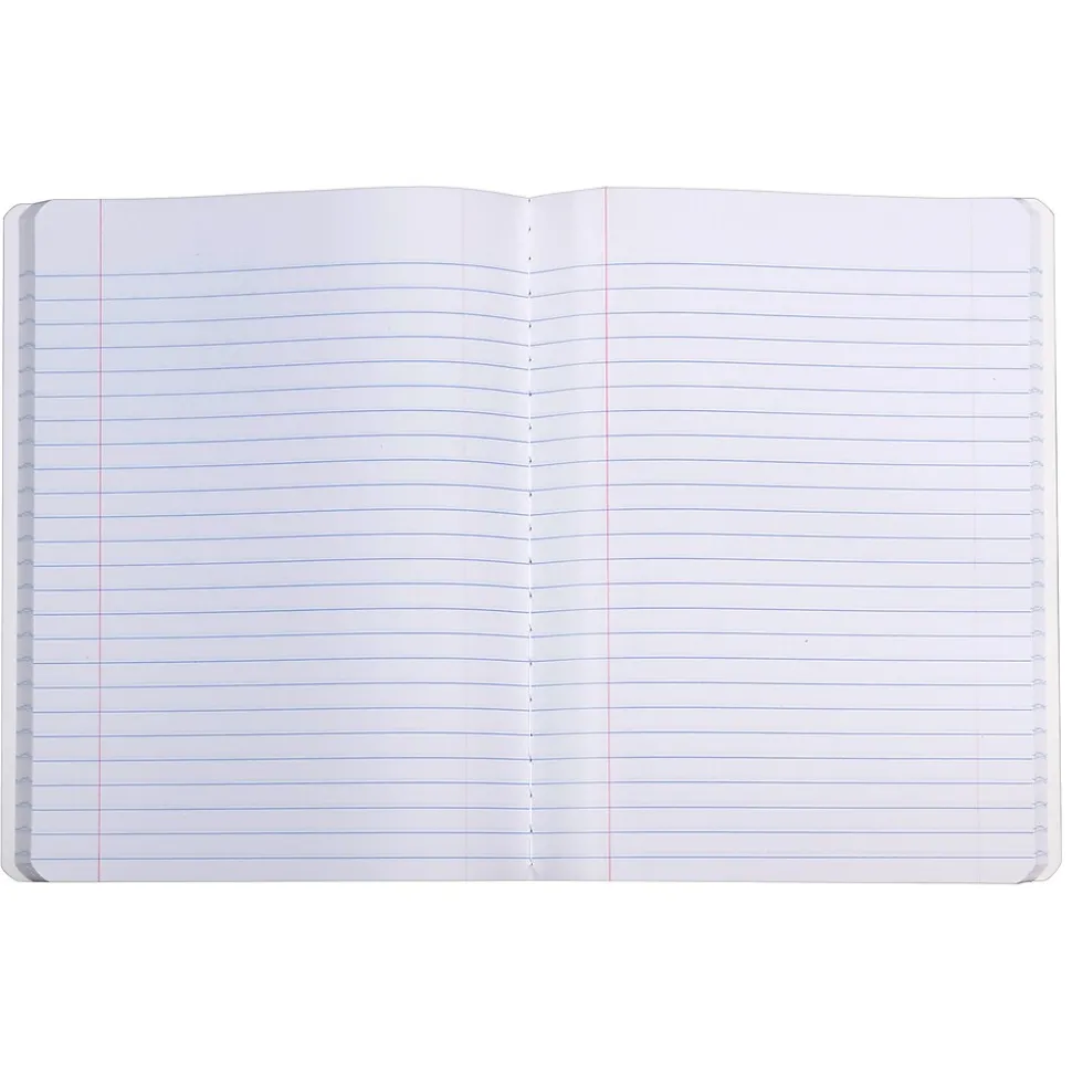 C-Line Composition Notebooks, 100 Sheets, Wide Ruled, Black Marble, 12/Pack (CLI22024-12)