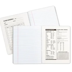 C-Line Composition Notebooks, 100 Sheets, College Ruled, Black Marble, 12/Pack (CLI22022-12)