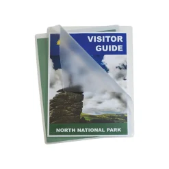 C-Line Deluxe Project Folders, Letter, Transparent, 50/Box (62138)