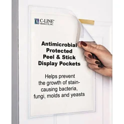 C-Line Peel & Stick Display Sheet Protector, Clear (CLI36911)