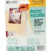 C-Line Peel & Stick Photo Holders for 3" x 5" & 4" x 6" Photos, Clear, 10/Pack (CLI70346)