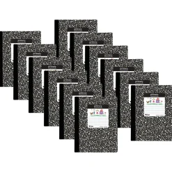 C-Line 1-Subject Composition Notebooks, 100 Sheets, Multicolor, 12/Bundle (CLI22020-12)