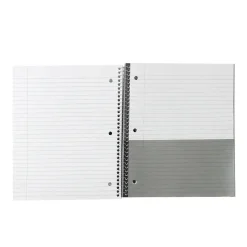 C-Line 3-Subject Notebooks, Wide Ruled, 120 Sheets, Assorted Colors, 3/Bundle (CLI22046-3)
