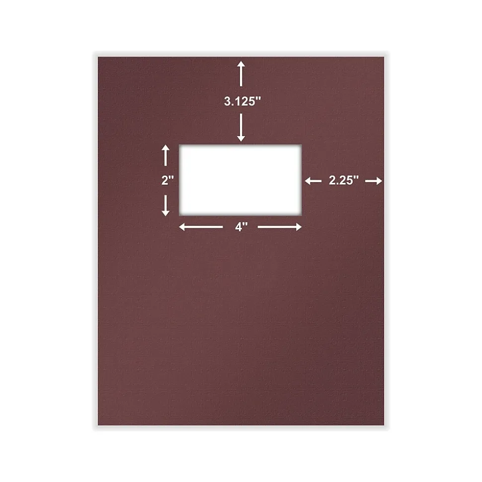 ComplyRight Single-Window Tax Presentation Folder, Burgundy, 50/Pack (PBW24)