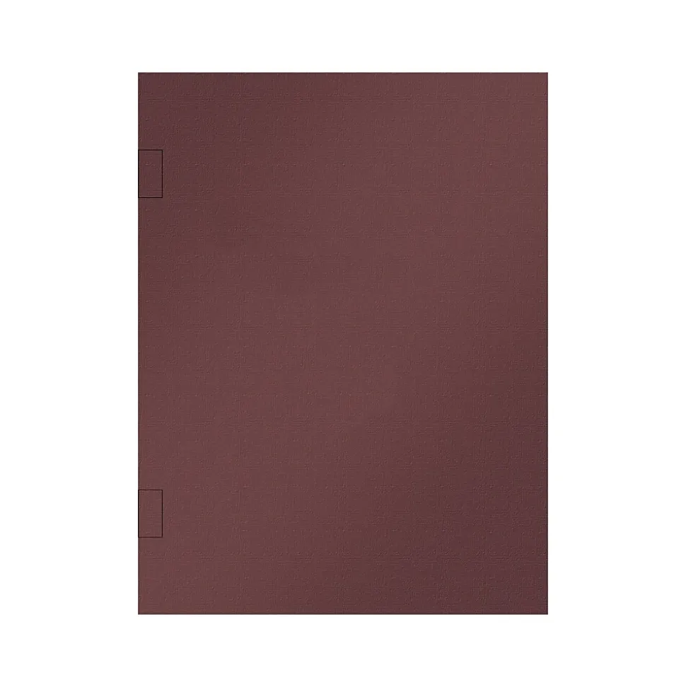 ComplyRight Tax Presentation Folder with Side-Staple Tabs, Burgundy, 50/Pack (PBSS24)