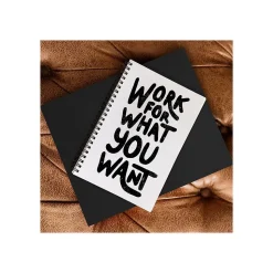 DENY Designs Work for What You Want by Phirts Professional Notebooks, 5.5
