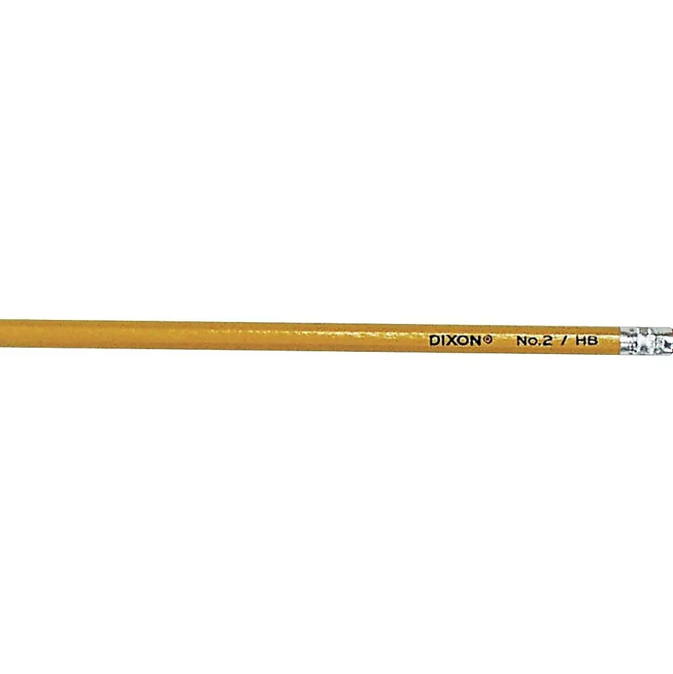 Dixon Wooden Pencil, 2.2mm, #2 Soft Lead, 144/Box (14412)