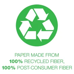 Earthwise by Oxford 2-Pocket Presentation Folders, Assorted Colors, 25/Box (OXF 78513)