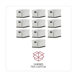 Economy Boxes, 12 x 15 x 9 7/8, White, 10/Carton