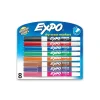 Expo Dry Erase Marker, Fine Tip, Assorted, 8/Pack (86601)
