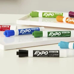Expo Dry Erase Markers, Chisel Tip, Assorted, 16/Pack (81045)