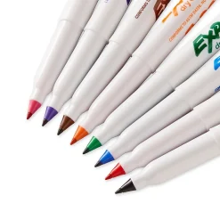 Expo Low Odor Dry Erase Marker, Ultra Fine Tip, Assorted, 8/Pack (1884309)