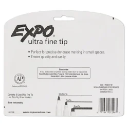 Expo Low Odor Dry Erase Marker, Ultra Fine Tip, Assorted, 8/Pack (1884309)