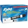 EXPO® Low Odor Dry Erase Markers, Chisel Tip, Black, Pack of 12 (SAN80001-12)