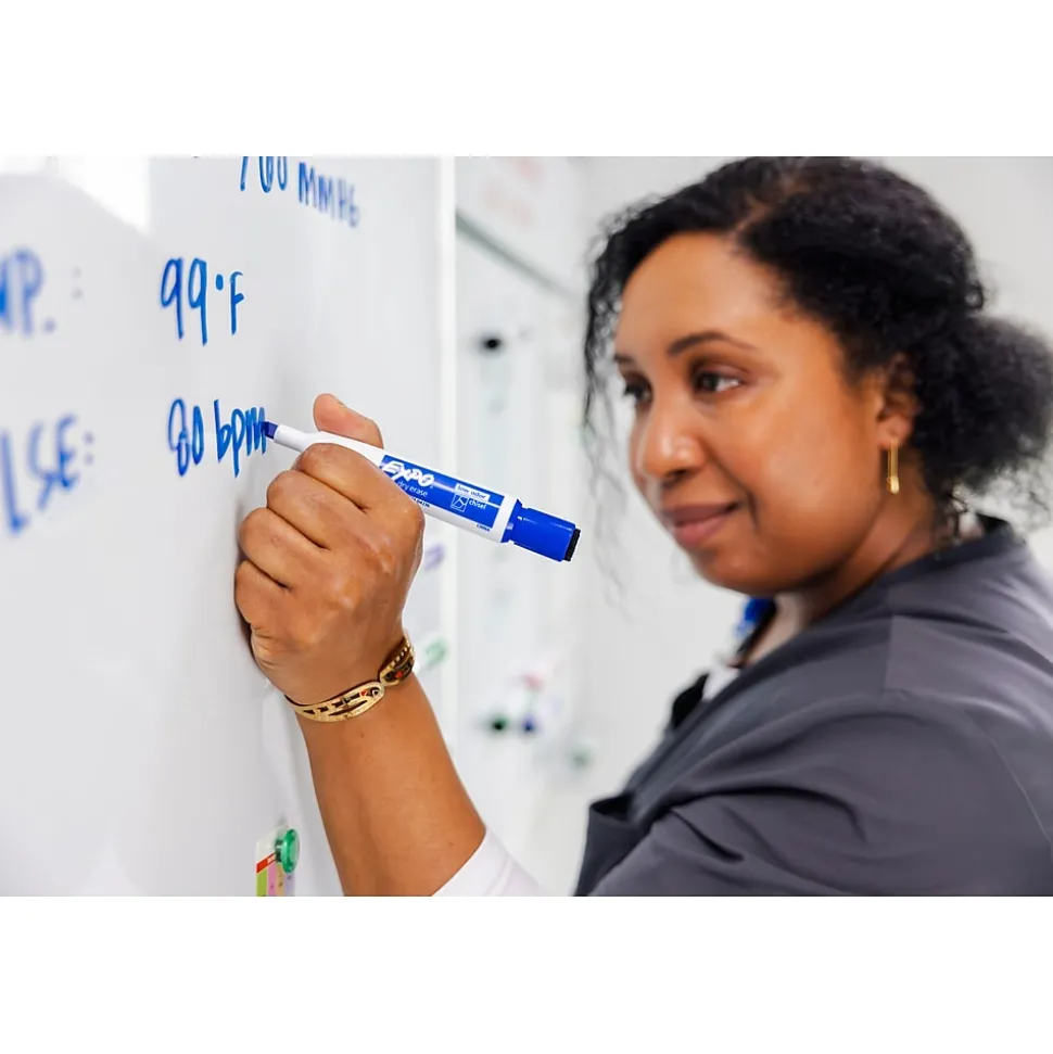 Expo Magnetic Dry Erase Markers, Chisel Tip, Assorted, 4/Pack (1944728)