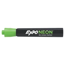 Expo Neon Window Dry Erase Markers, Bullet Tip, Assorted, 5/Pack (1752226)