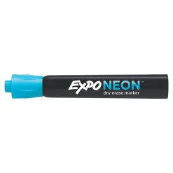 Expo Neon Window Dry Erase Markers, Bullet Tip, Assorted, 5/Pack (1752226)