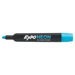 Expo Neon Window Dry Erase Markers, Bullet Tip, Assorted, 5/Pack (1752226)