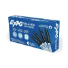 Expo Vis-A-Vis Wet Erase Markers, Fine Point, Black, Dozen (16001)