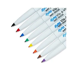 Expo Vis-a-Vis Wet Erase Markers, Fine Point, Assorted, 8/Pack (16078)