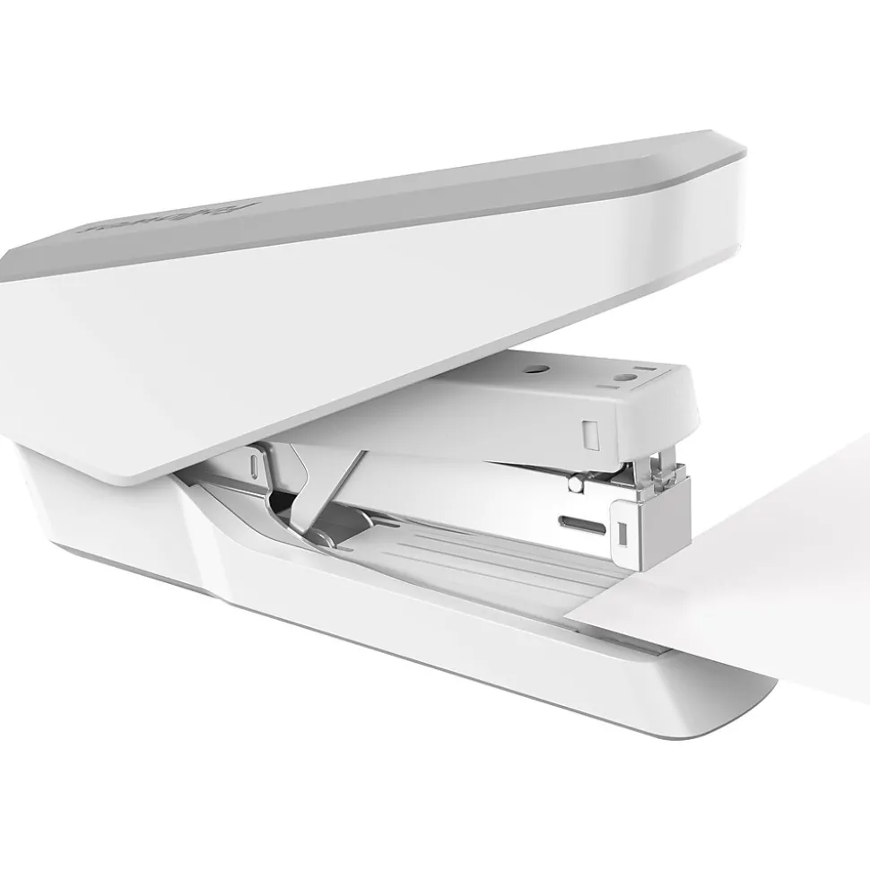 Fellowes LX870 EasyPress Desktop Stapler, 40-Sheet Capacity, White (5014501)