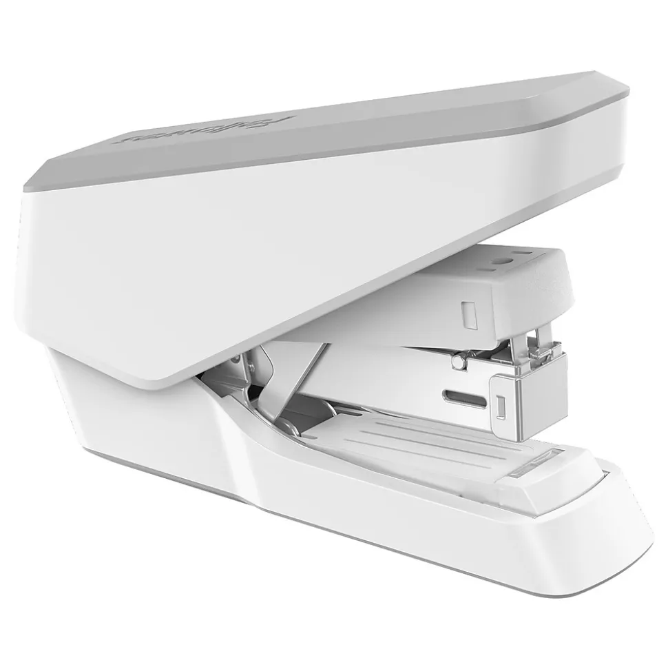 Fellowes LX860 EasyPress Desktop Stapler, 40-Sheet Capacity, White (5014301)