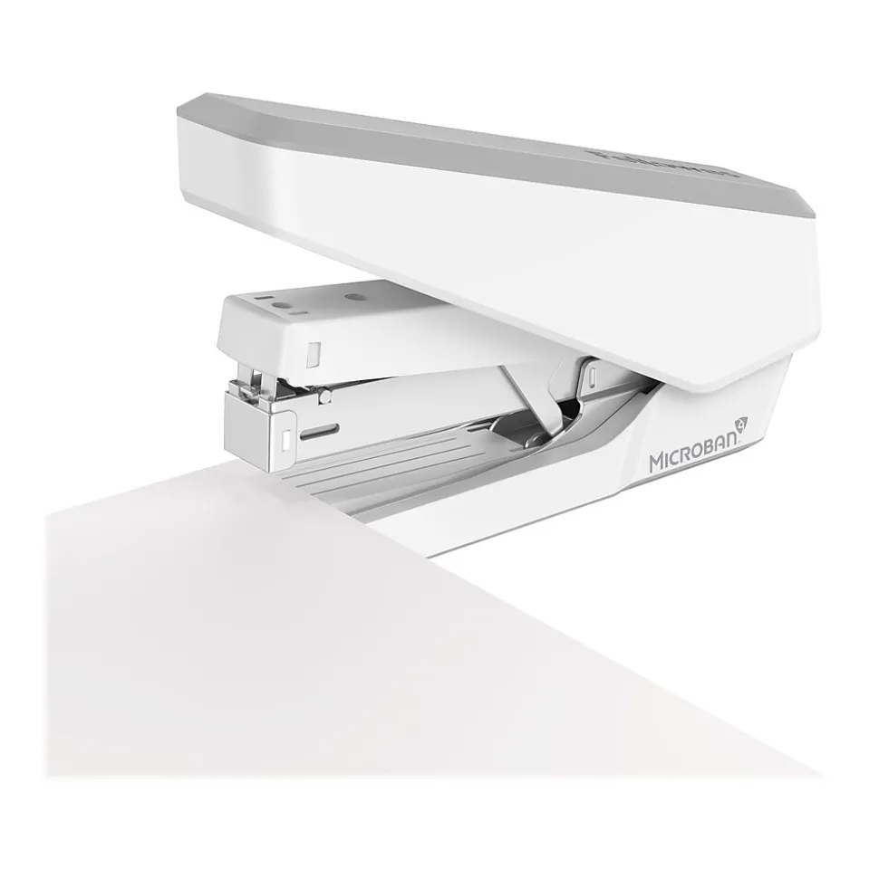 Fellowes LX860 EasyPress Desktop Stapler, 40-Sheet Capacity, White (5014301)