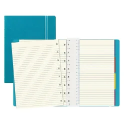 Filofax A5 Classic Bright 4-Subject Professional Notebooks, 5.8" x 8.25", College Ruled, 56 Sheets, Blue (B115012U)