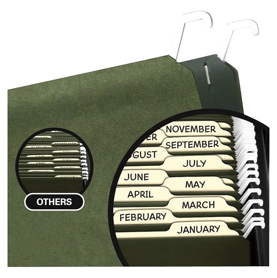 Find It Heavy Duty Hanging File Folder, Legal Size, Green, 20/Pack (FT07043)