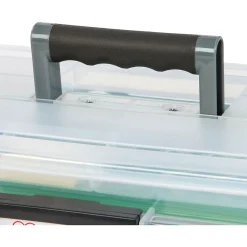 IRIS WeatherPro Portable File Box, Letter Size, Clear (110351)